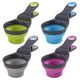 Dexas Collapsible KlipScoop 3w1 Small 118ml - Foldable Food Scoop, Measuring Cup And Bag Clip In One, Green