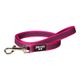 Julius K9 Color & Gray Supergrip Leash With Handle Pink - smycz treningowa z uchwytem, różowa, antypoślizgowa