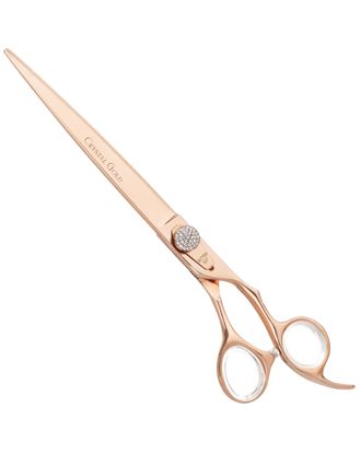 Geib Crystal Gold Straight Scissors - profesjonalne nożyczki groomerskie z japońskiej stali nierdzewnej, proste