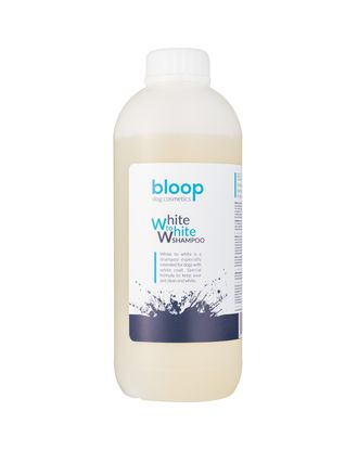 Bloop White to White Shampoo - szampon do białej i jasnej sierści z kolagenem i keratyną, koncentrat 1:10