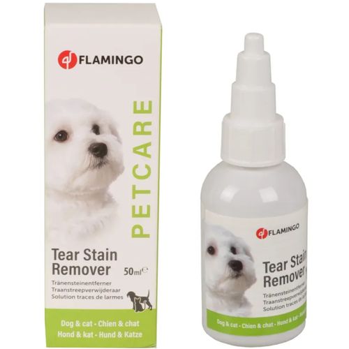 Flamingo Tear Stain Remover 50ml - preparat do usuwania przebarwień pod oczami, dla psa i kota