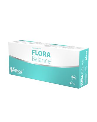 Vetfood Flora Balance - preparat wspierający pracę przewodu pokarmowego psa - 60tab.
