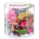 Blovi Bows Happy 25szt. - kolorowe kokardki dla psów, na gumce, mix wzorów, kolorów i kamyczków