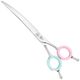 Blovi Teddy Line Curved Scissors 7" - Made of Japanese Steel