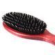 Blovi Red Wood Brush 22cm - Large with Boar Bristle & Nylon Detangling Pins, for Long-coated Breeds