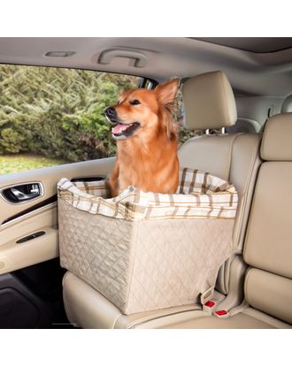 PetSafe Happy Ride Seat Tan - fotelik samochodowy dla psa do 14kg, beżowy