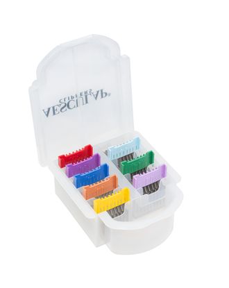 Aesculap Clip-on Comb Set 8 szt. - zestaw nasadek dystansowych do maszynki Aesculap Akkurata