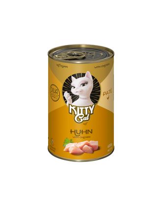 Kitty Cat Chicken Pate - bezzbożowa mokra karma, pasztet dla kota, z kurczakiem - 400g