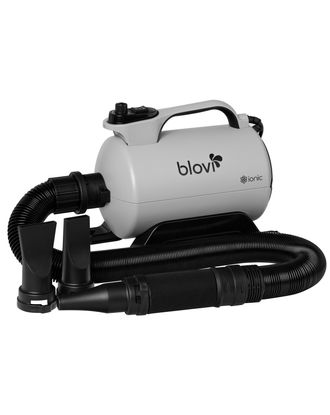 Blovi Vulcano Grey Dryer 2600W - Ionic Pet Blaster With Smotth Airflow Controlt and 2 Temperature Settings