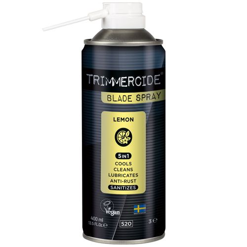 Trimmercide Blade Spray 5in1 Lemon 400ml - preparat do konserwacji i czyszczenia ostrzy, zapach cytrynowy