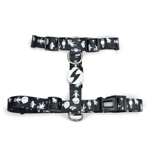 Dashi Astronaut Back Harness - regulowane szelki guard dla psa, wzór kosmos