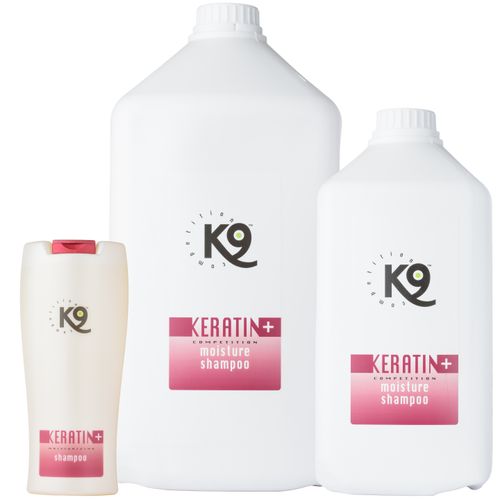 K9 Keratin+ Moisture Shampoo - For Damaged, Dry, Dull and Lackluster Pet Hair, 1:20 Concentrate
