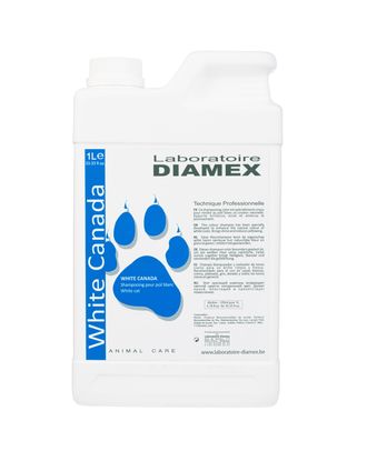 Diamex White Canada Shampoo - szampon do białej sierści kota, koncentrat 1:8 - 1L