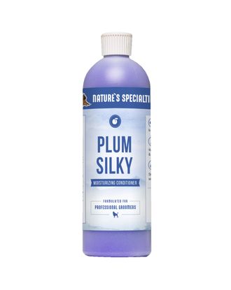 Nature's Specialties Plum Silky Conditioner - nawilżająca odżywka z jedwabiem i keratyną dla psa i kota, koncentrat 1:32 - 473ml