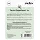 Mubo Dental Fingerbrush Set - for Dog Teeth Cleaning, 2pcs