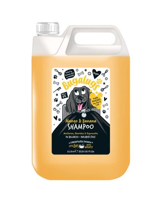 Bugalugs Mango & Banana Shampoo - odżywczo-regenerujący szampon dla psa, koncentrat 1:10 - 5L