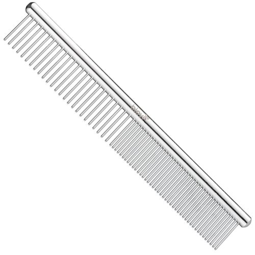 Blovi Basic Small Comb 13cm - metalowy grzebień dla psa i kota, mieszany rozstaw pinów (50:50)