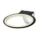 Activ Dryer Holder Q96 Black - ścienny wieszak na suszarkę ręczną, z gumowym ringiem, czarny