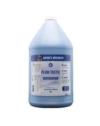Nature's Specialties Plum-Tastic Conditioner - mocno nawilżająca odżywka do przesuszonej, zaniedbanej sierści  psa i kota, koncentrat 1:32 - 3,8L