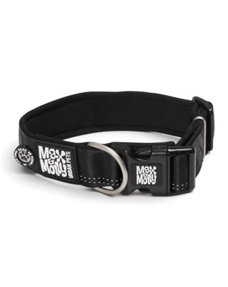 Max&Molly GOTCHA! Smart ID Matrix 2.0  Extra Wide Collar Black - szeroka obroża dla psa z identyfikatorem QR, czarna