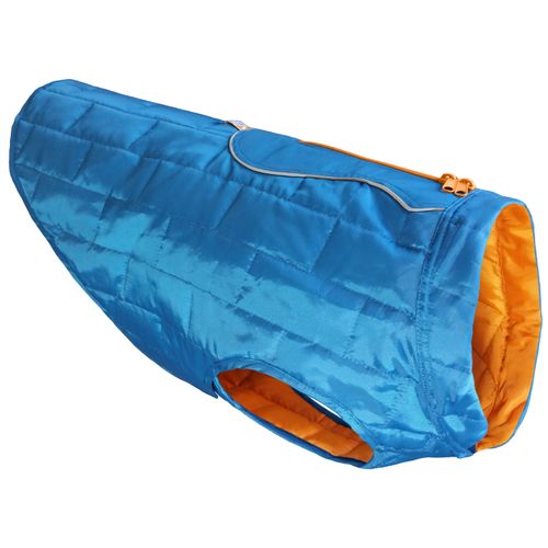 Kurgo Loft Jacket Blue/orange - dwustronna kurtka wodoodporna dla psa, niebiesko-pomarańczowa