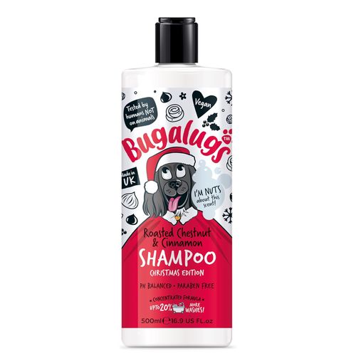 Bugalugs Roasted Chestnut & Cinnamon Shampoo Christmas Edition 500ml -  10:1 concentrated formula