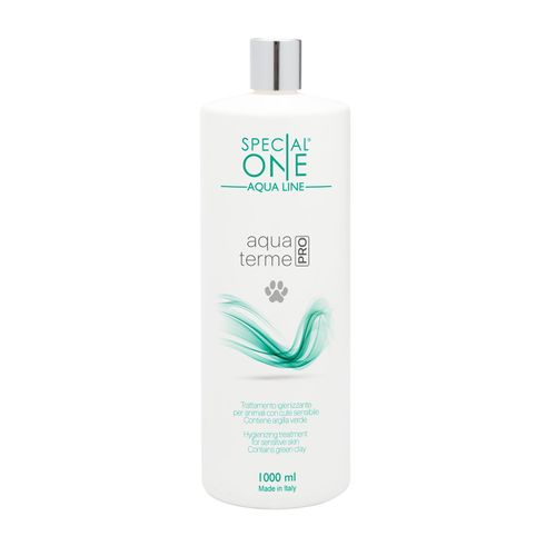Special One Aqua Terme Pro - profesjonalny, głęboko oczyszczający szampon z zieloną glinką, do wrażliwej skóry psów i kotów