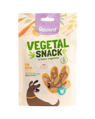 Record Vegetal Snack with Pumpkin 75g - wege przysmaki dla psa, niskokaloryczne, dynia