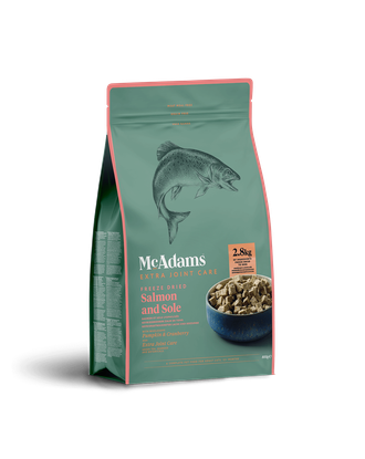 McAdams Cat Freeze Dried Salmon & Sole - liofilizowana karma dlakota, z łososiem i solą