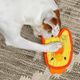 Outward Hound Durablez Chicky 16cm - piszcząca zabawka dla psa, bez wypełnienia, żółty kurczaczek
