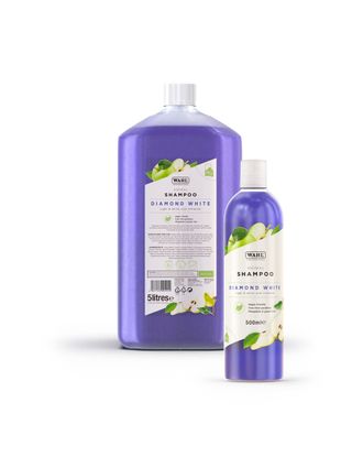 Wahl Diamond White Shampoo - profesjonalny szampon dla psów o białej i jasnej sierści, koncentrat 1:15