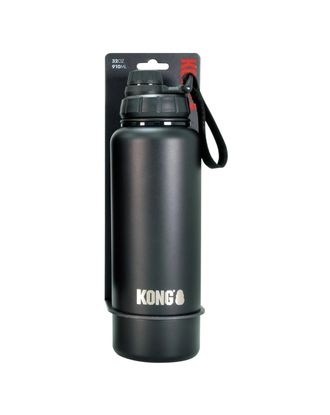 KONG Duo Drinker 910ml - 2-in-1 water bottle with dog bowl, for an active duet