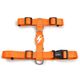 Dashi Solid Back Harness Orange - regulowane szelki guard dla psa, pomarańczowe
