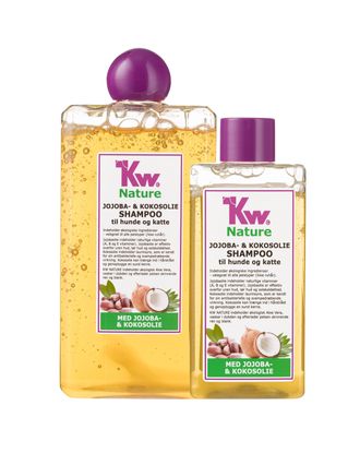 KW Nature Jojoba & Coconut Oil Shampoo - odżywczy szampon dla psa i kota, koncentrat 1:3