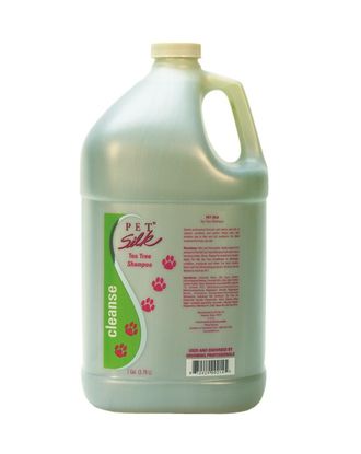 Pet Silk Tea Tree Shampoo - szampon odstraszający owady z olejkiem z drzewa herbacianego, do skóry suchej i swędzącej, koncentrat 1:16 - 3,8L
