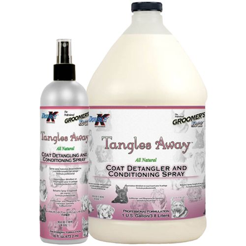 Tangles Away to efektowny spray do rozczesywania sierści amerykańskiej marki Double K.