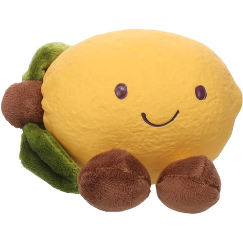 Flamingo Citri Lemon Toy - zabawka z piszczałką dla psa, cytryna do gryzienia i przytulania