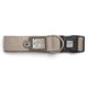 Max&Molly GOTCHA! Smart ID Matrix 2.0 Extra Wide Collar Sand - Wide Dog Collar with QR ID Tag, Sandy Beige