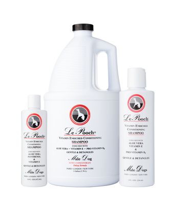 Les Poochs Le Vitamin Enriched Shampoo (męski) - luksusowy szampon witaminowy dla psów, koncentrat 1:14