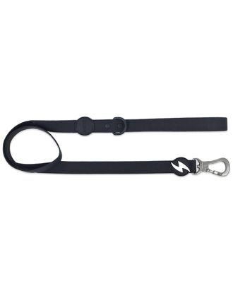 Dashi Colorflex Leash Black 120cm - miejska, wodoodporna smycz dla psa, czarna