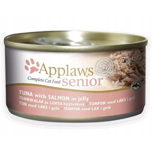 Applaws Cat Senior Tuna with Salmon 24x70g - karma mokra dla kota seniora, tuńczyk z łososiem