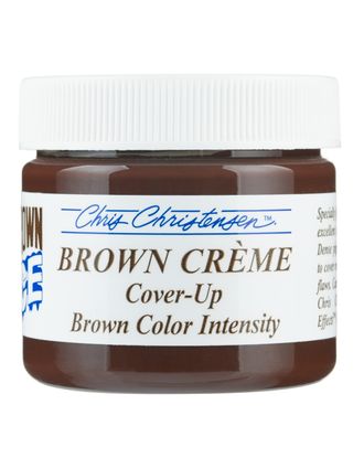 Chris Christensen Brown Ice Creme 71g - krem kryjący przebarwienia, brązowy