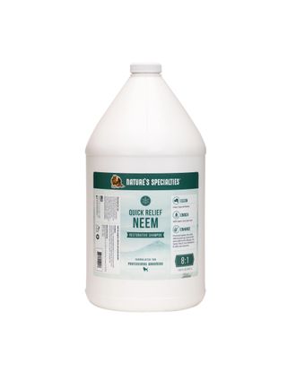 Nature's Specialties Quick Relief Shampoo - leczniczy szampon dla psa i kota, z olejkiem neem, koncentrat 1:8 - 3,8L