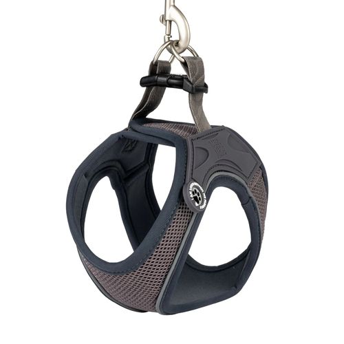 Max&Molly Air Vest Dog Harness Matrix 2.0 Stone - bezuciskowe szelki dla psa, z identyfikatorem QR, szare