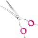 P&W AA Love Curved Thinning Scissors 7,25" - degażówki groomerskie gięte, 54 ząbki z mikroszlifem
