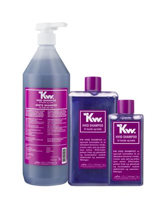 KW White Shampoo - szampon do białej, jasnej i srebrnej sierści psa i kota