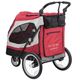 Show Tech Petstro Large 3-Wheel Buggy Red/Grey - wózek dla psa, kota, duża spacerówka, do 45kg