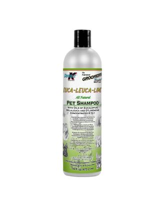 Double K Euca-Leuca-Lime Shampoo - eukaliptusowy szampon do podrażnionej skóry psa, kota, konia, koncentrat 1:6 - 473ml