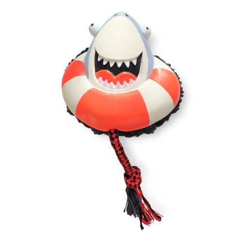 Max&Molly Frenzy The Shark 30cm - zabawka dla psa, wielofunkcyjny rekin z piszczałką