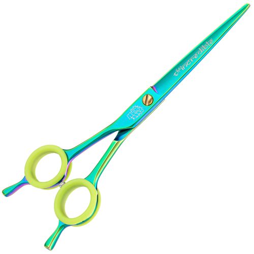 P&W Hulk Lefty Straight Scissors - nożyczki groomerskie z mikroszlifem, dla leworęcznych